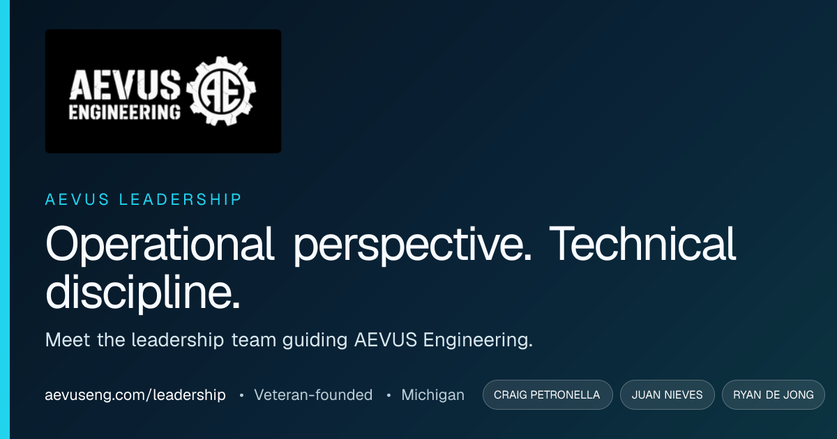 Leadership | AEVUS Engineering